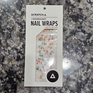 Scratch - Limited Edition - MMK Nail Wrap Kit - Orange Blossoms design